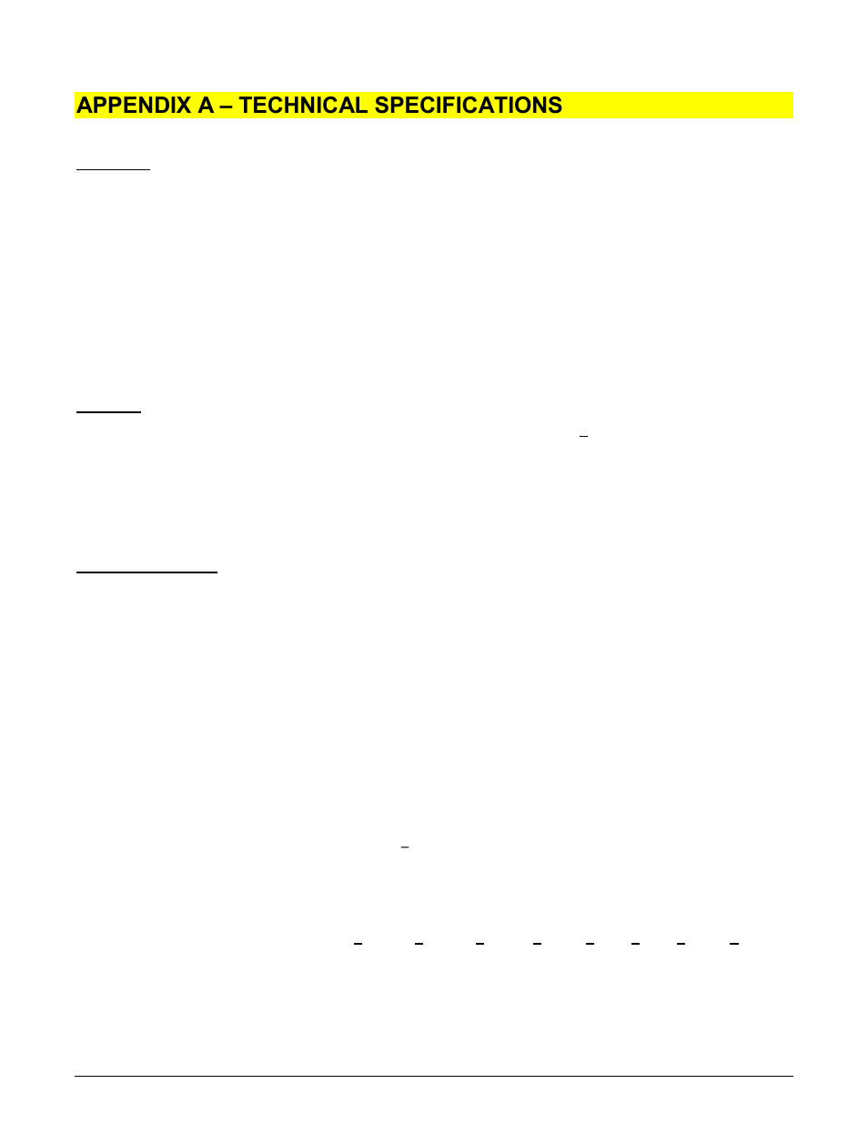 Appendix a – technical specifications, Display, Power | Analog inputs | Monarch Instrument DC6000 User Manual | Page 115 / 121