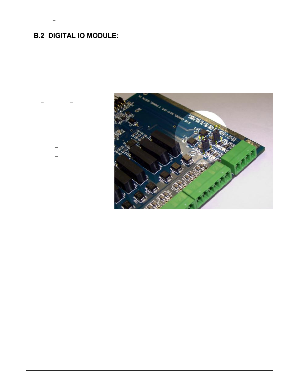 B.2 digital io module, Digital io module | Monarch Instrument DC6000 User Manual | Page 120 / 121