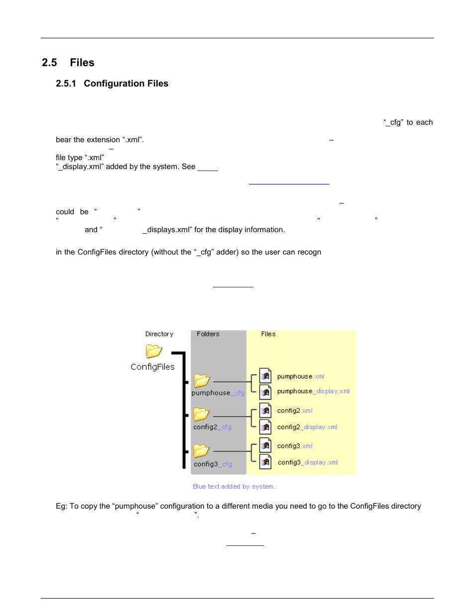 5 files, 1 configuration files, Files | Configuration files | Monarch Instrument DC6000 User Manual | Page 16 / 121