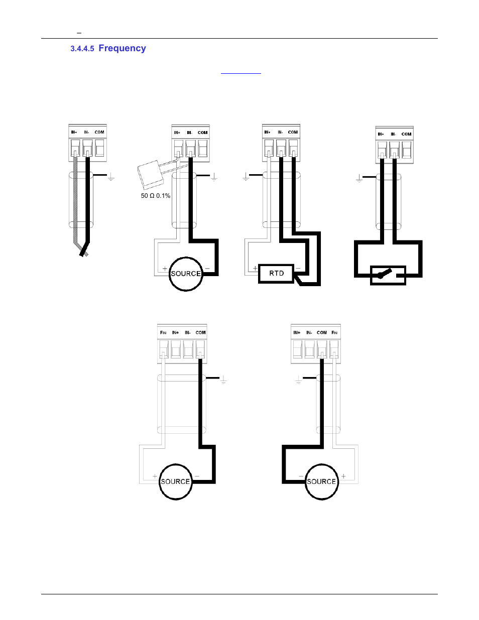 5 frequency, Frequency, Relay output, contact input | Monarch Instrument DC6000 User Manual | Page 29 / 121