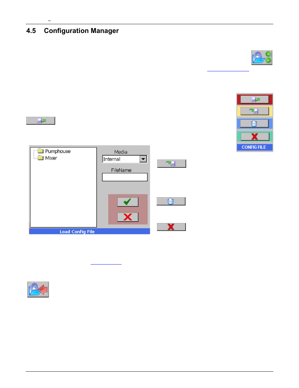 5 configuration manager, Configuration manager, Configuration | Details here | Monarch Instrument DC6000 User Manual | Page 37 / 121