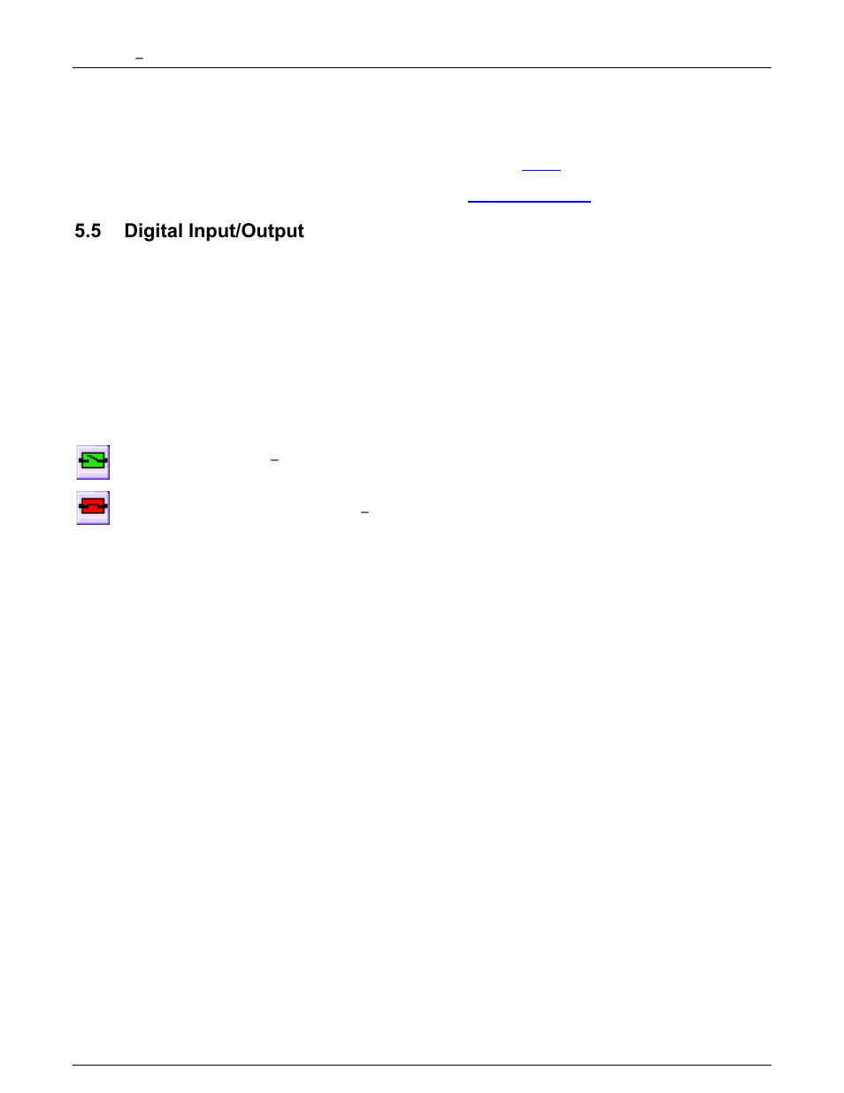 5 digital input/output, Digital input/output, Details here | Monarch Instrument DC6000 User Manual | Page 74 / 121