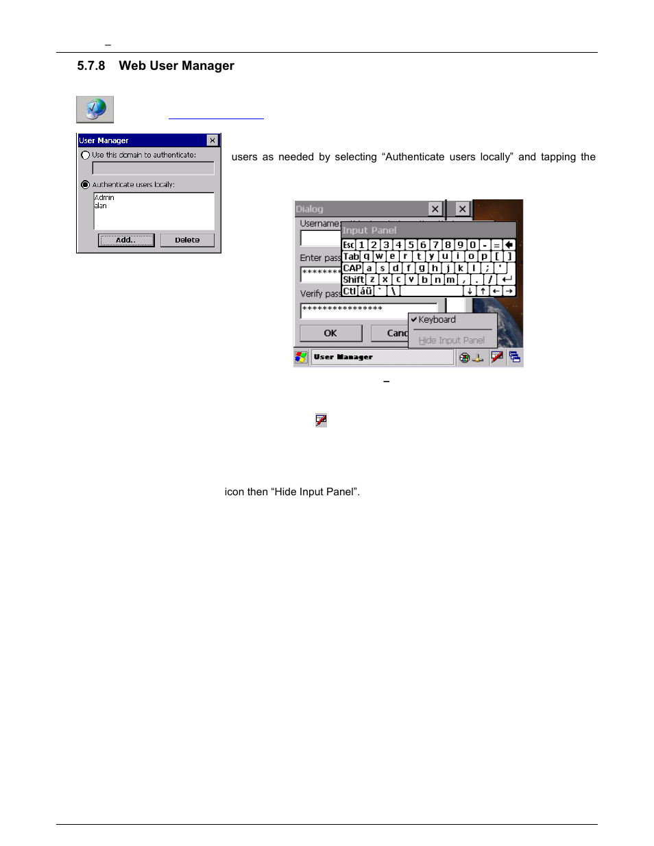 8 web user manager, Web user manager, Details here | Monarch Instrument DC6000 User Manual | Page 91 / 121