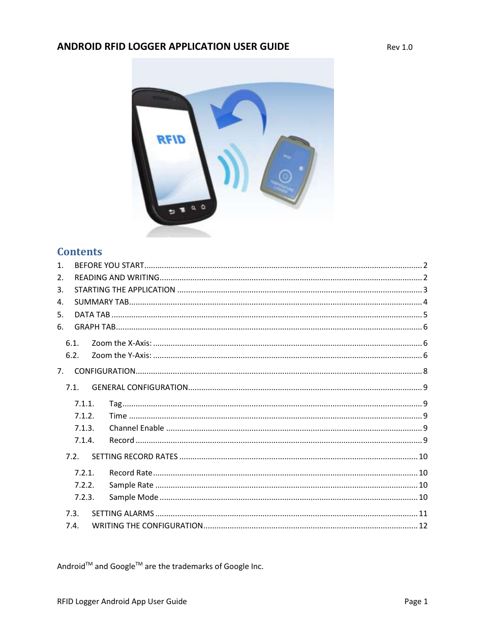 Monarch Instrument Android Application User Manual | 12 pages