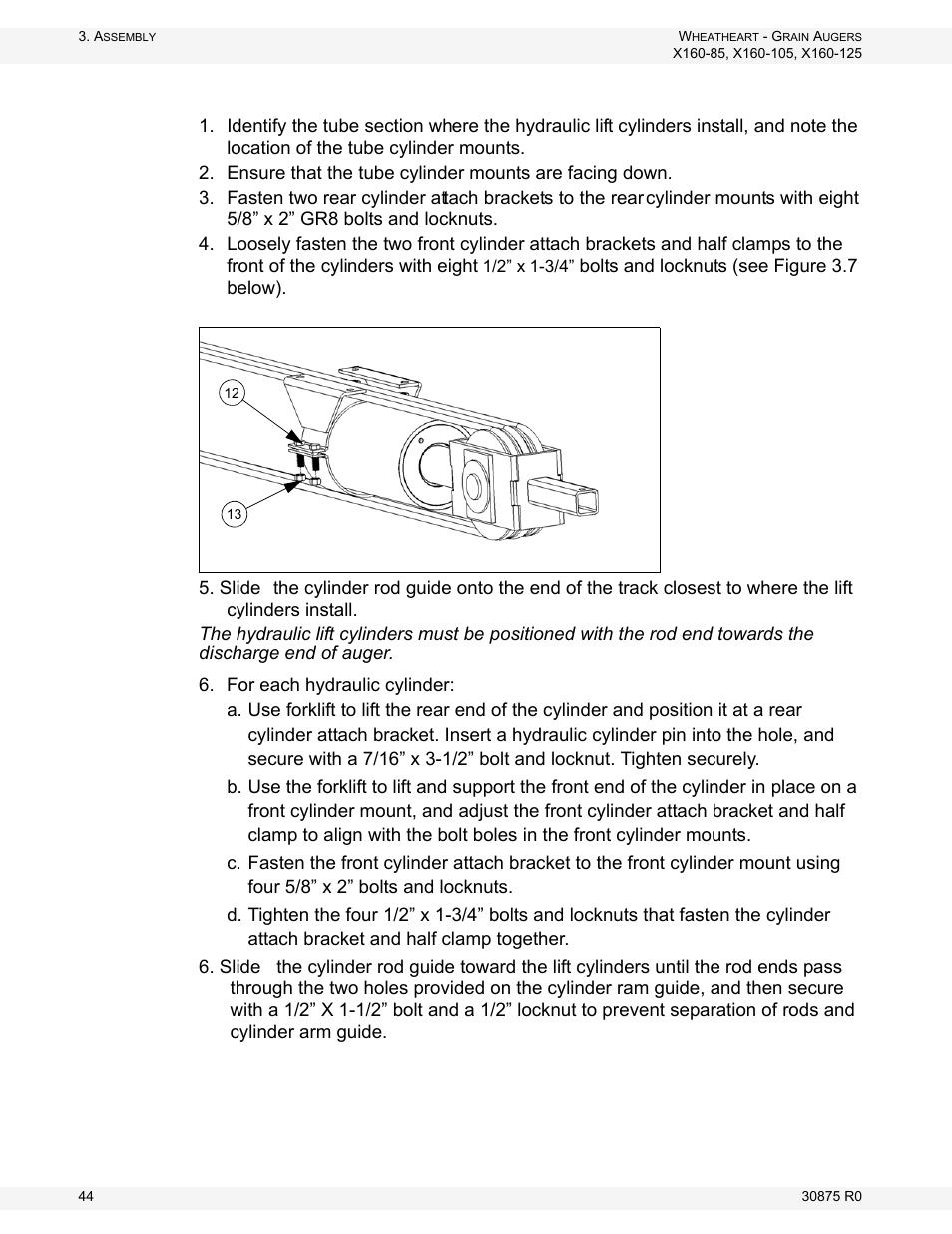 Wheatheart X160 Series User Manual | Page 44 / 146