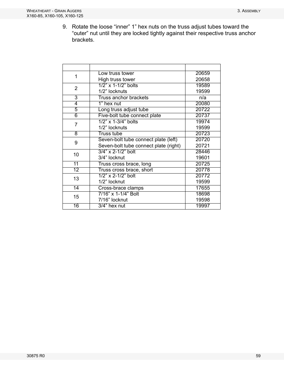 Wheatheart X160 Series User Manual | Page 59 / 146