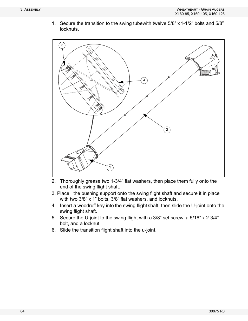 Wheatheart X160 Series User Manual | Page 84 / 146