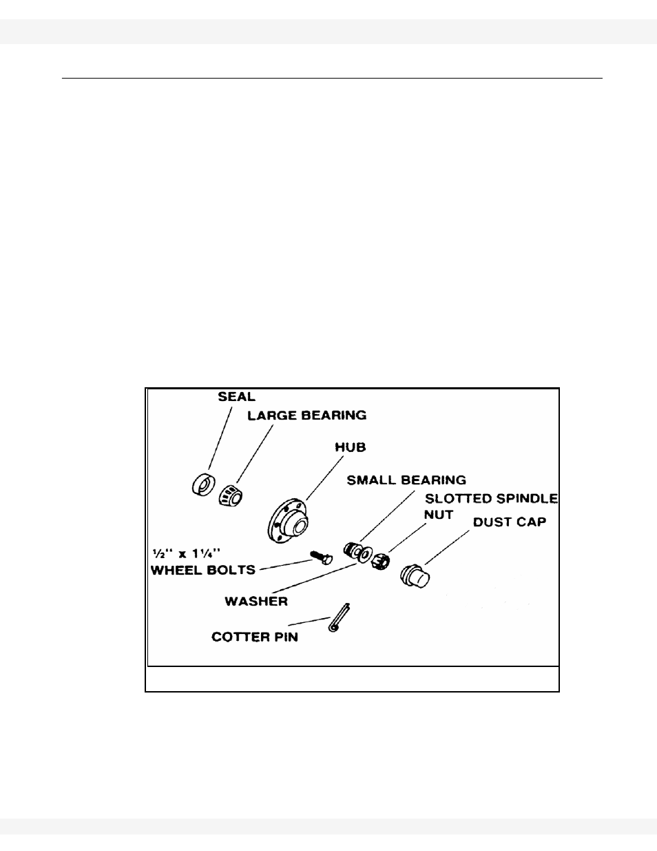 Assemble wheel hubs and install tires, S (see “assemble wheel | Wheatheart X Series 13 Augers User Manual | Page 57 / 122