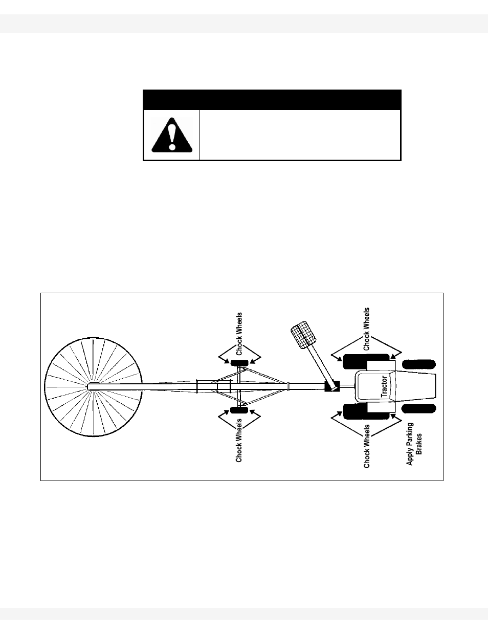 Caution | Wheatheart Swing Away Auger (10 & 13) User Manual | Page 18 / 46
