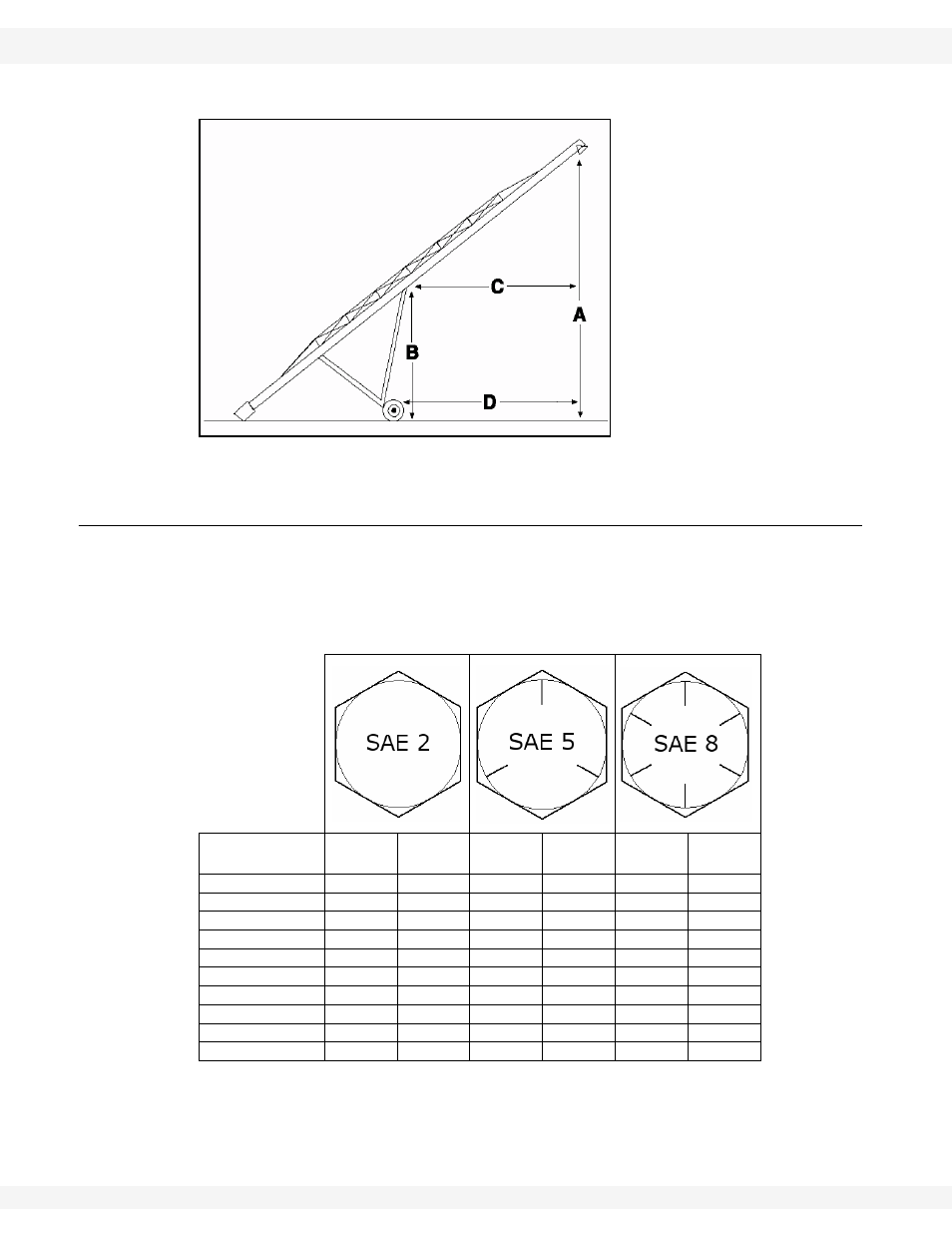 Bolt torque values | Wheatheart Swing Away Flex Auger User Manual | Page 102 / 106