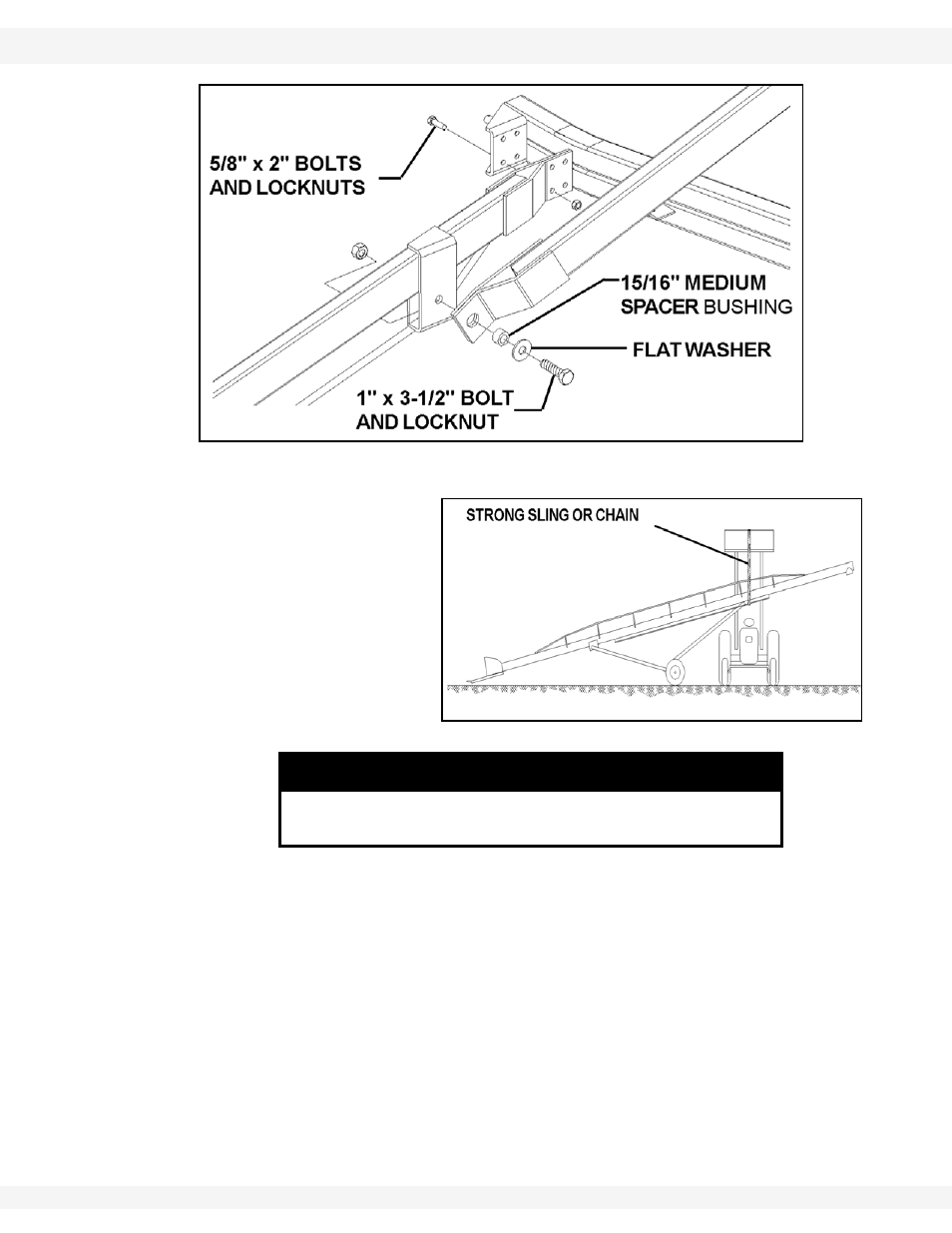 Acer bushings (figure 3.33, Notice | Wheatheart Swing Away Flex Auger User Manual | Page 50 / 106