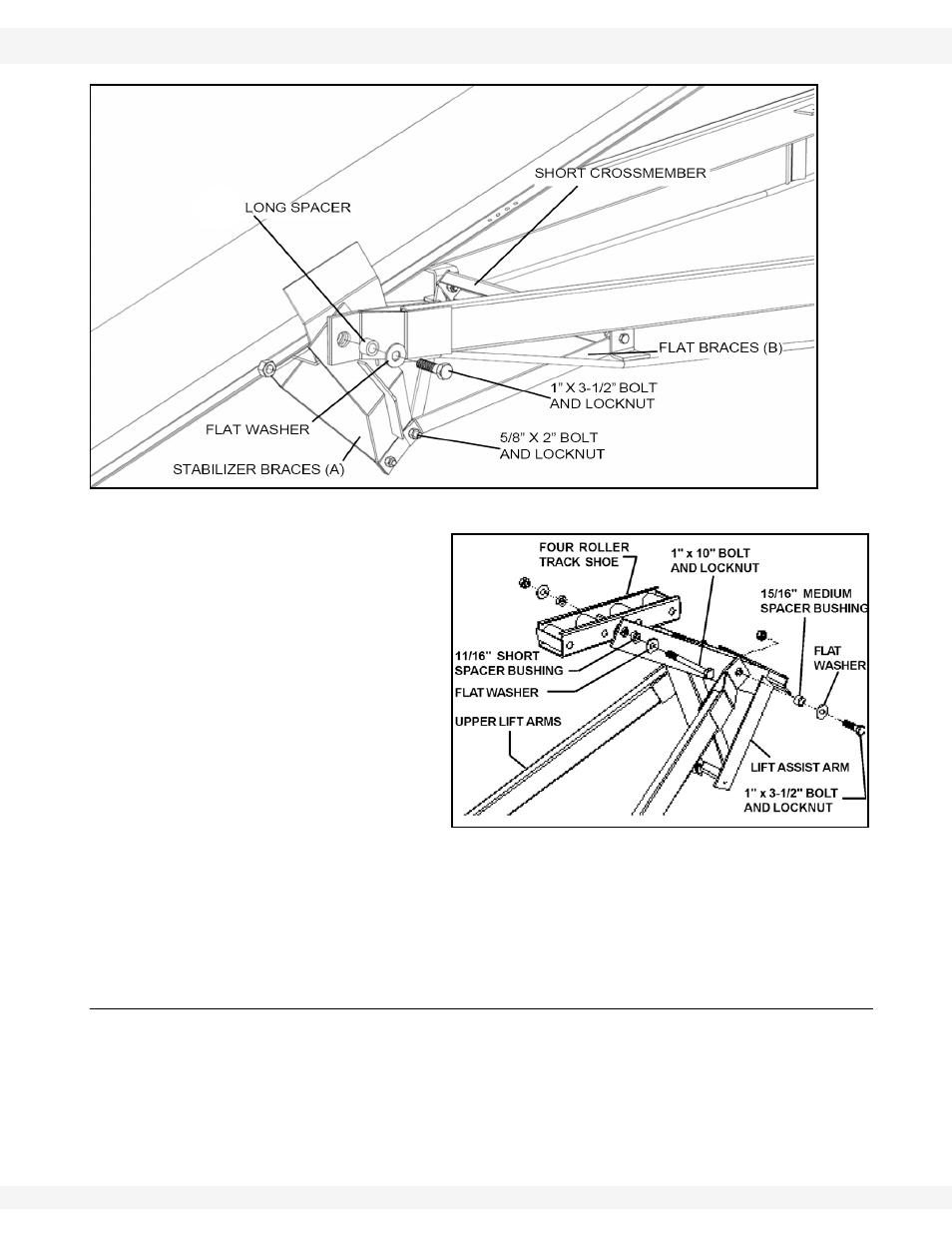 Lift cables (111’), Assembly (figure 3.34) | Wheatheart Swing Away Flex Auger User Manual | Page 51 / 106
