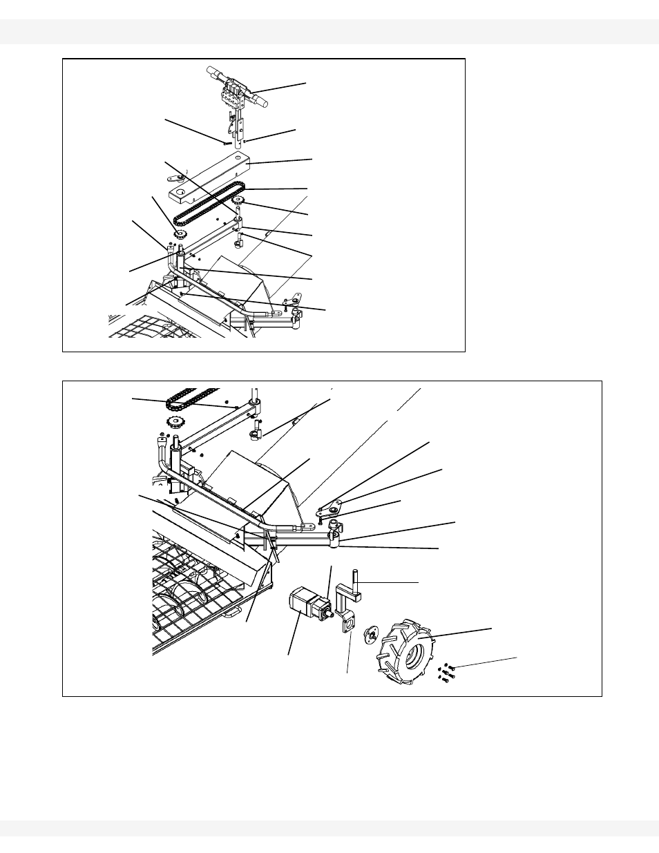 S for each arm (figure 3.45 and 3.46), Figure 3.45, Figure 3.46 | Wheatheart Swing Away Flex Auger User Manual | Page 61 / 106