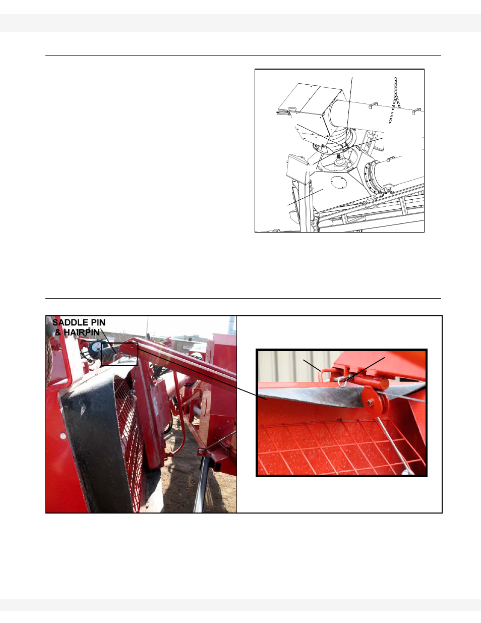 Attaching swing to flex auger, Hopper lift arm/winch | Wheatheart Swing Away Flex Auger User Manual | Page 67 / 106
