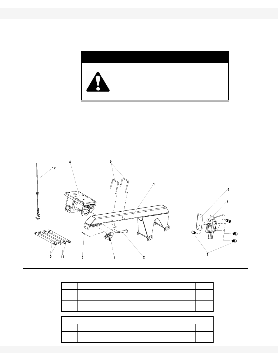 Warning | Wheatheart Swing Away Flex Auger User Manual | Page 68 / 106