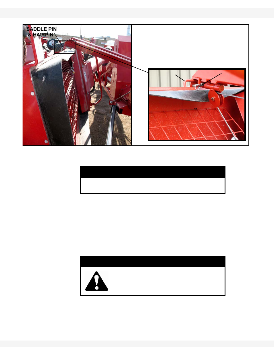 Ee figure 4.3), Notice, Caution | Wheatheart Swing Away Flex Auger User Manual | Page 80 / 106