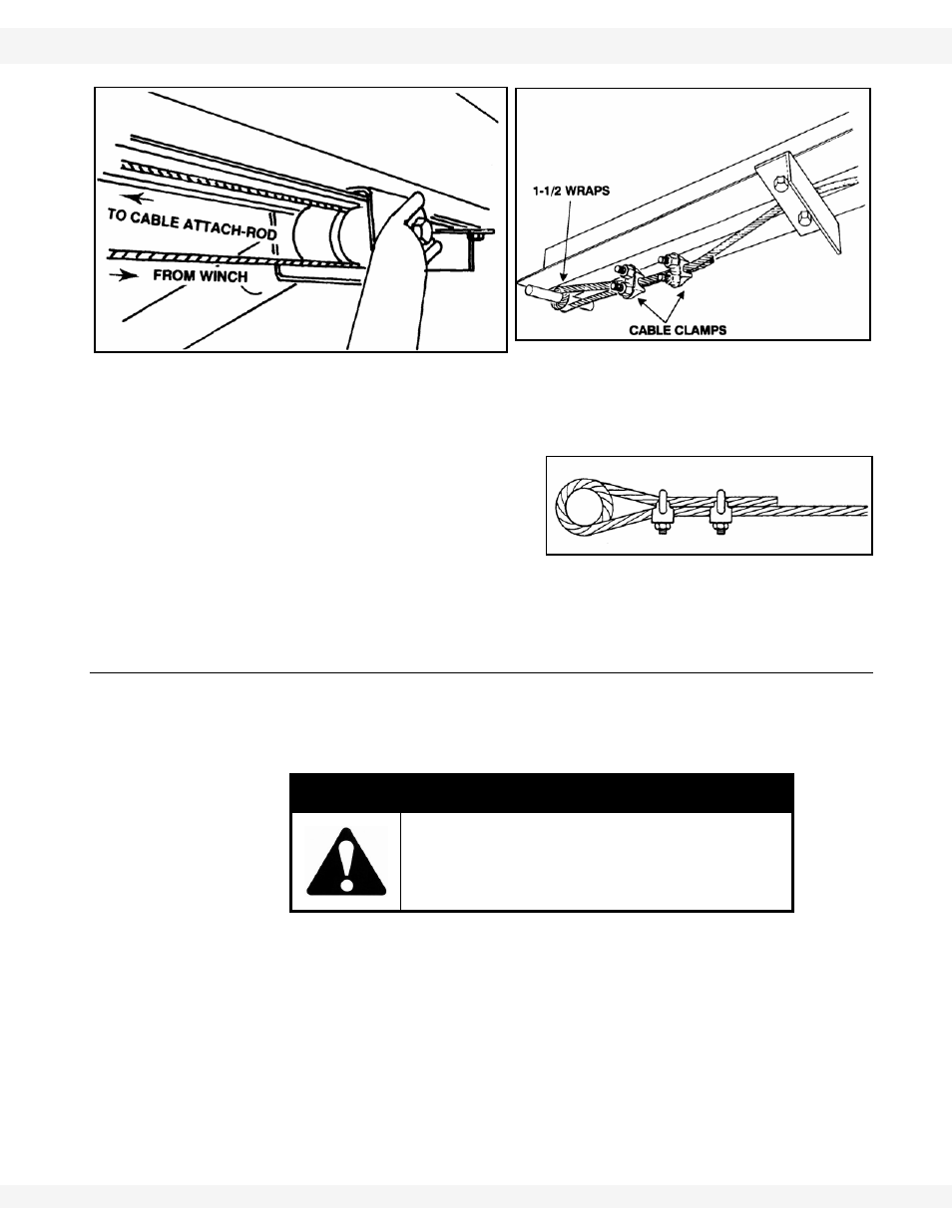 Winch handle, Caution | Wheatheart GHR 80/100 x 31-71ft Augers EMD User Manual | Page 33 / 54