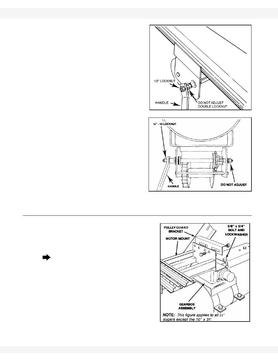 Motor / motor mount, K2550 | Wheatheart GHR 80/100 x 31-71ft Augers EMD User Manual | Page 34 / 54
