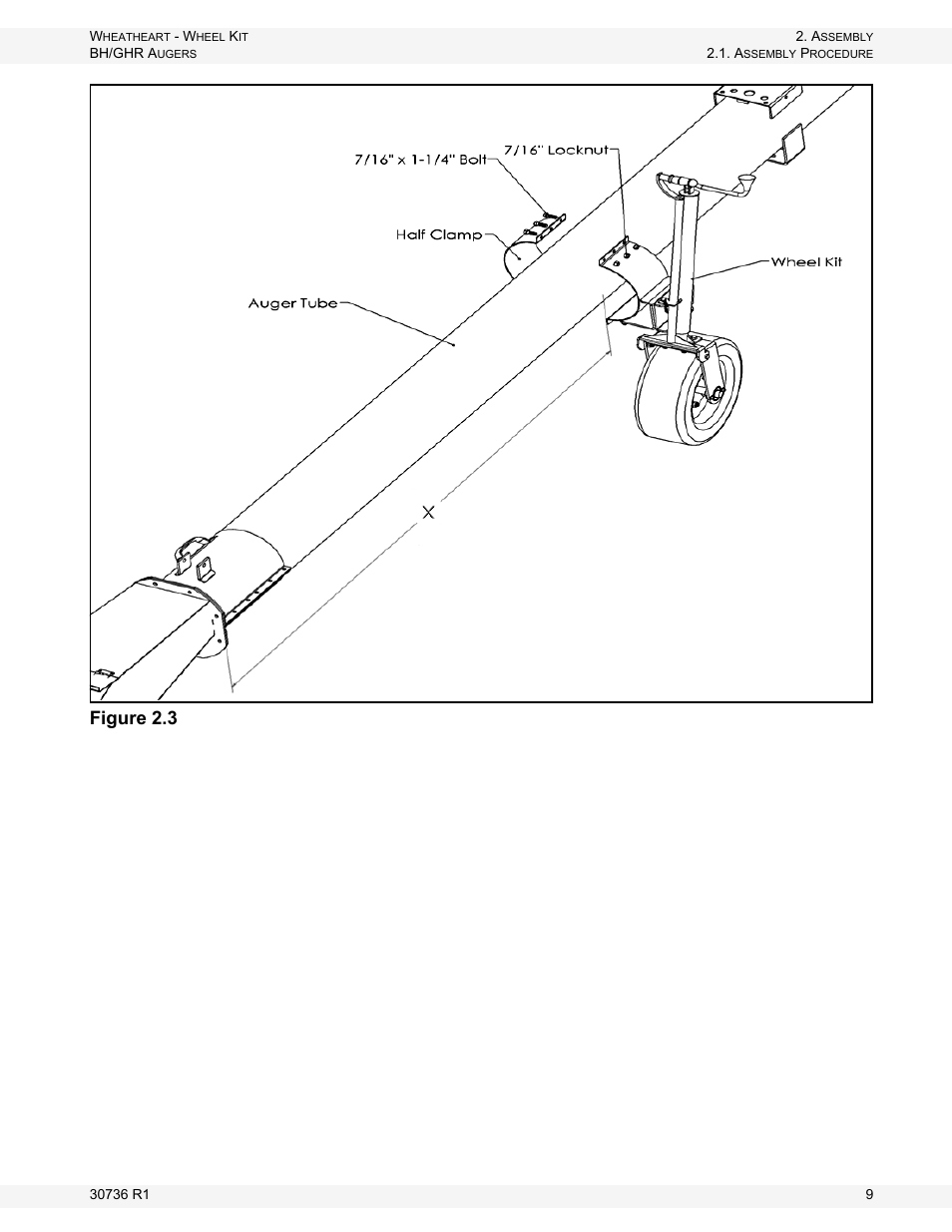 Figure 2.3 | Wheatheart GHR Auger Wheel Kit User Manual | Page 9 / 16