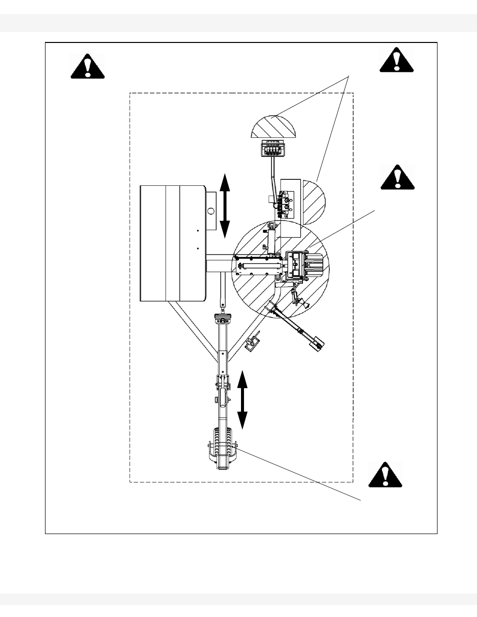 Work area!  trained personnel only | Wheatheart Post Pounder User Manual | Page 13 / 44