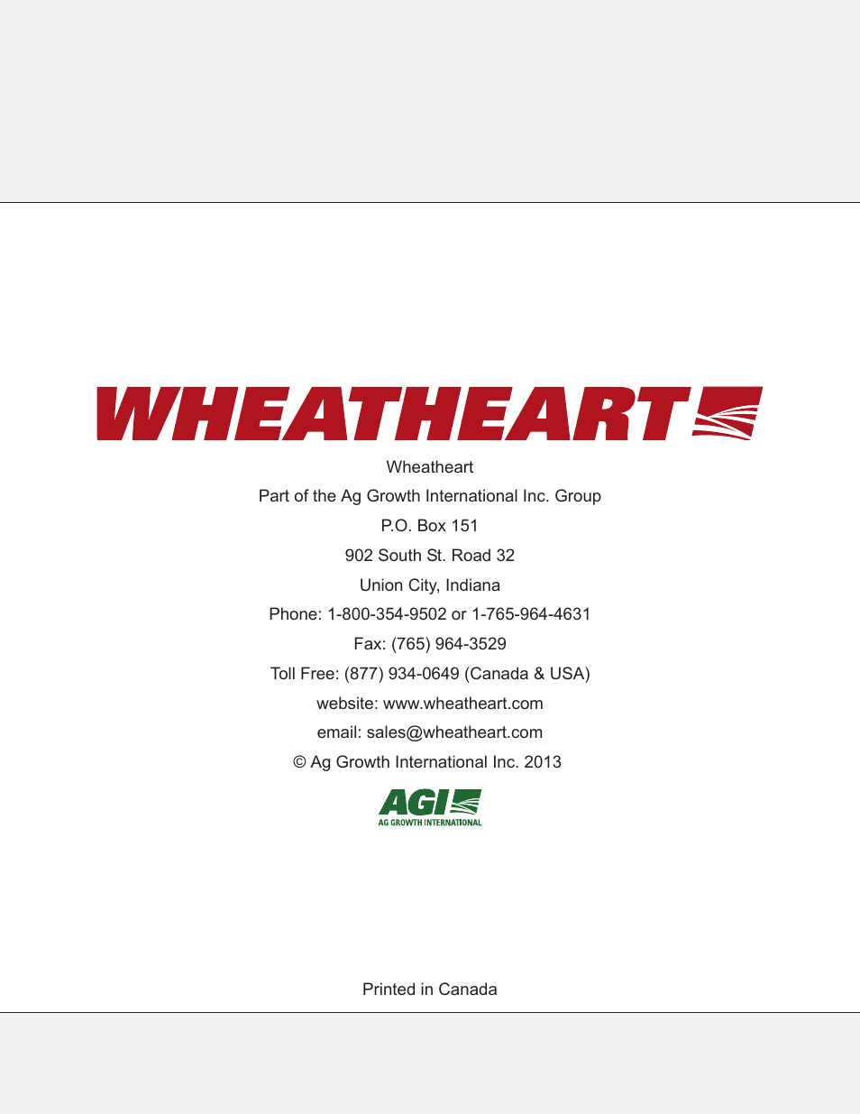 Wheatheart Post Pounder User Manual | Page 44 / 44