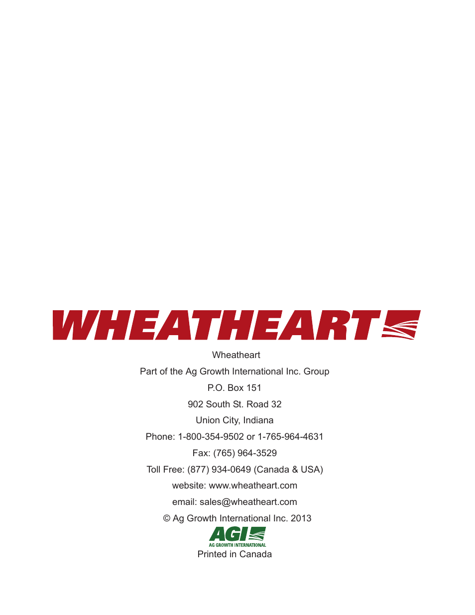 Wheatheart Remote PowerSwing User Manual | Page 22 / 22