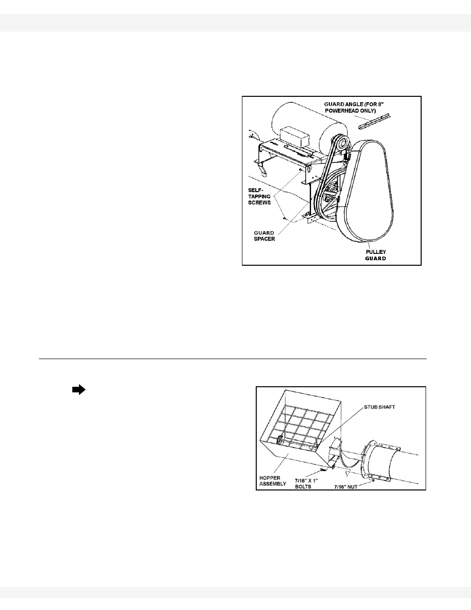 Hopper (optional) | Wheatheart Galvanized Utility Auger User Manual | Page 18 / 28