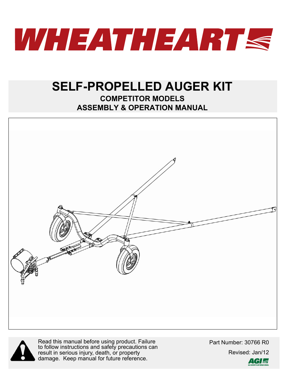 Wheatheart Self-Propelled Auger Kit (Competitors Models) User Manual | 54 pages