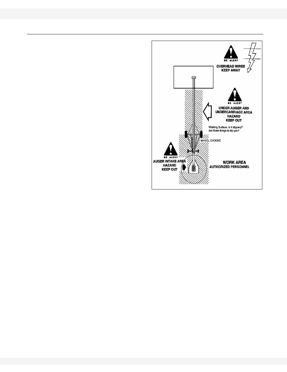 Transport & placement safety | Wheatheart Self-Propelled Auger Kit (Competitors Models) User Manual | Page 11 / 54