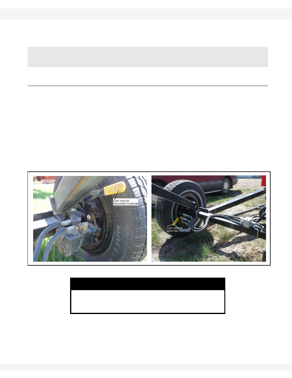 Transport & placement, Transport procedure, Notice | Wheatheart Self-Propelled Auger Kit (Competitors Models) User Manual | Page 31 / 54