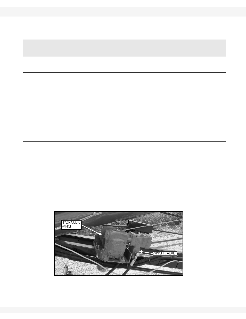 Maintenance & storage, Maintenance, Hydraulic winch valve | Refer to section 6.1.1. fo | Wheatheart Self-Propelled Auger Kit (Competitors Models) User Manual | Page 37 / 54