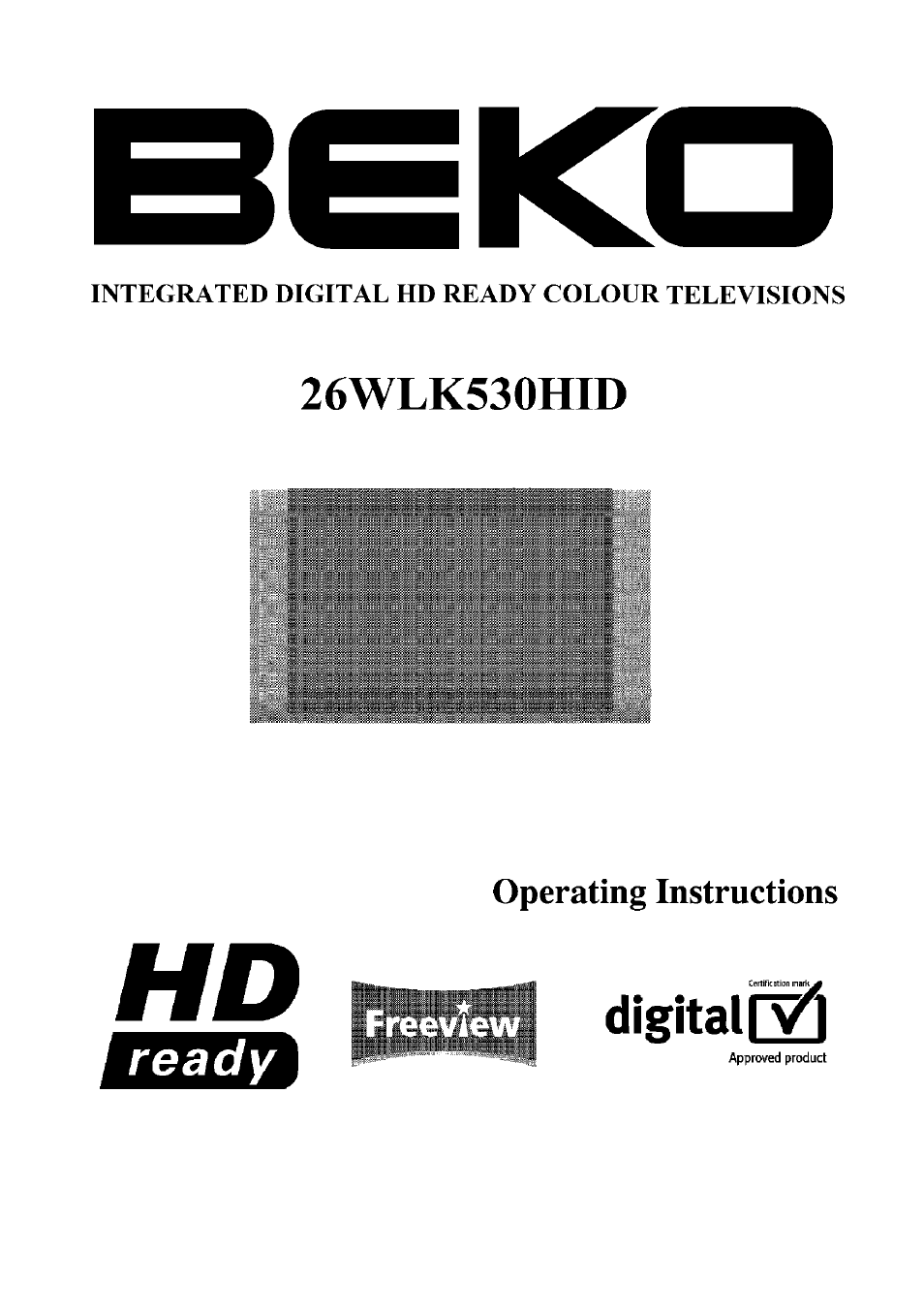 Beko 25WLK530HID User Manual | 36 pages