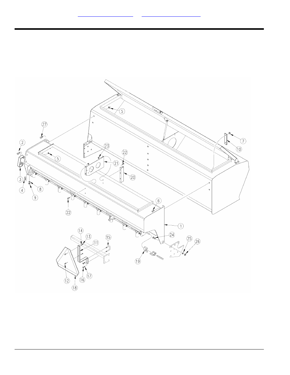 Fertilizer box mount | Great Plains 2000 Parts Manual User Manual | Page 56 / 210