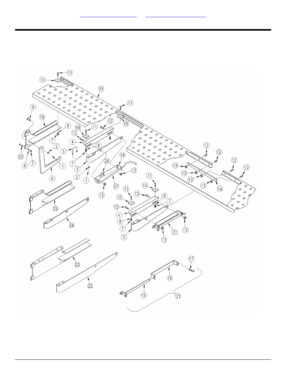 Walkboard assembly | Great Plains 2000 Parts Manual User Manual | Page 60 / 210