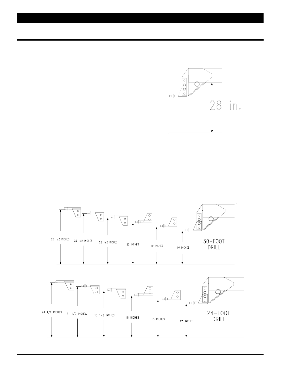 Section 1 drill preparation and setup, Prestart checklist hitch height adjustment, Prestart checklist | Hitch height adjustment | Great Plains 2N-3010 Operator Manual User Manual | Page 12 / 56