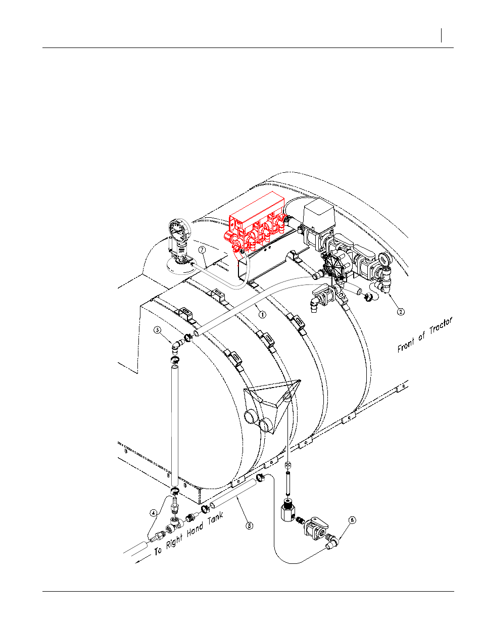 Agitation & gauge plumbing | Great Plains TM700 Operator Manual User Manual | Page 21 / 62