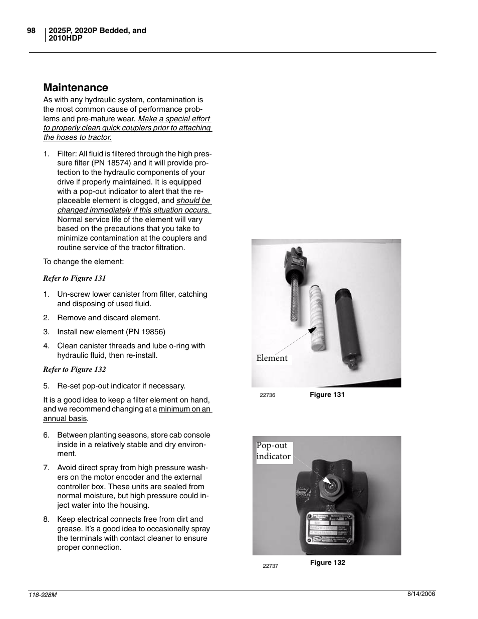 Maintenance | Great Plains 2025P Operator Manual User Manual | Page 100 / 166