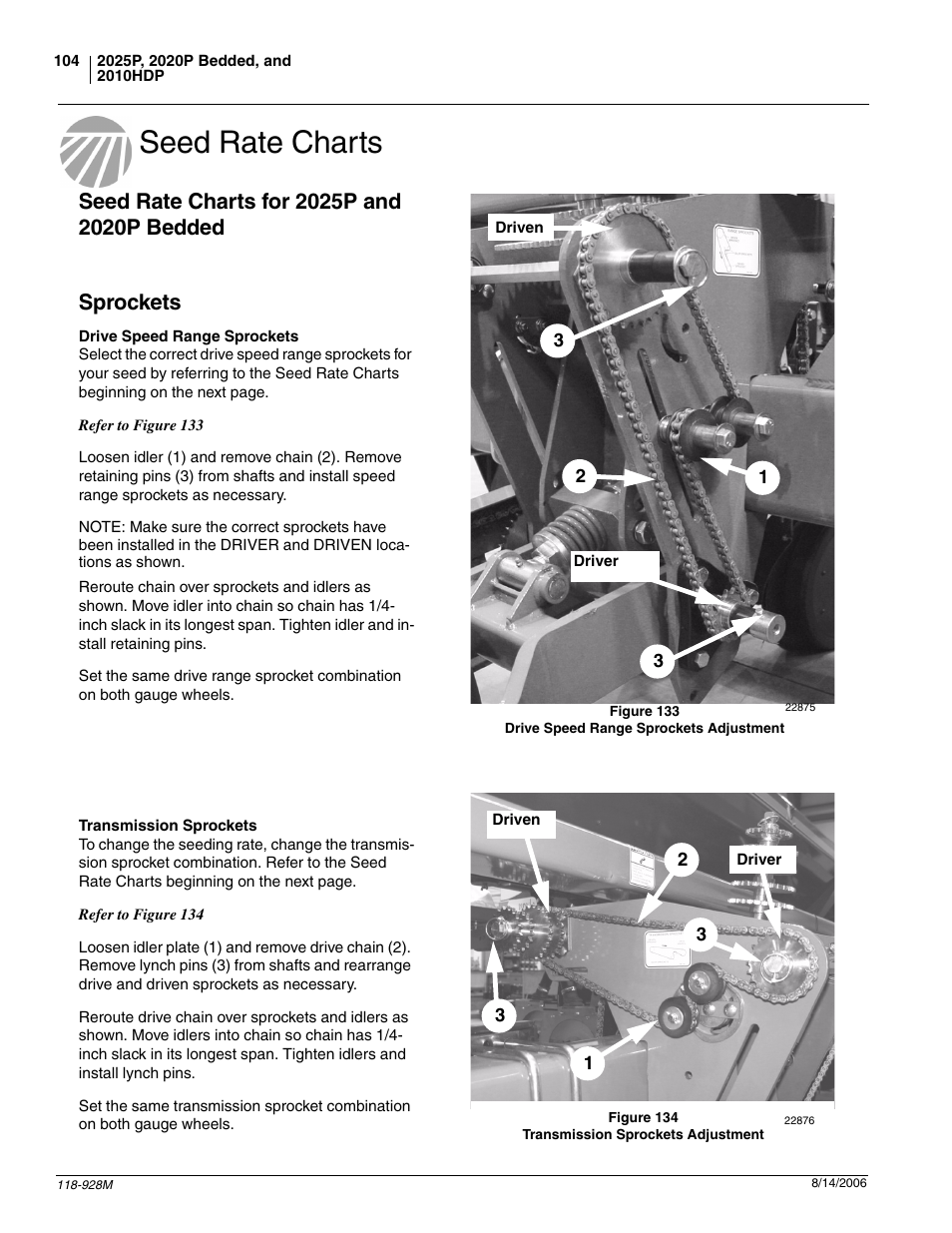 Seed rate charts | Great Plains 2025P Operator Manual User Manual | Page 106 / 166