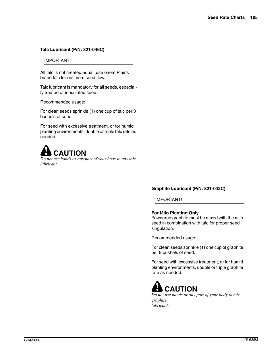 Caution | Great Plains 2025P Operator Manual User Manual | Page 107 / 166