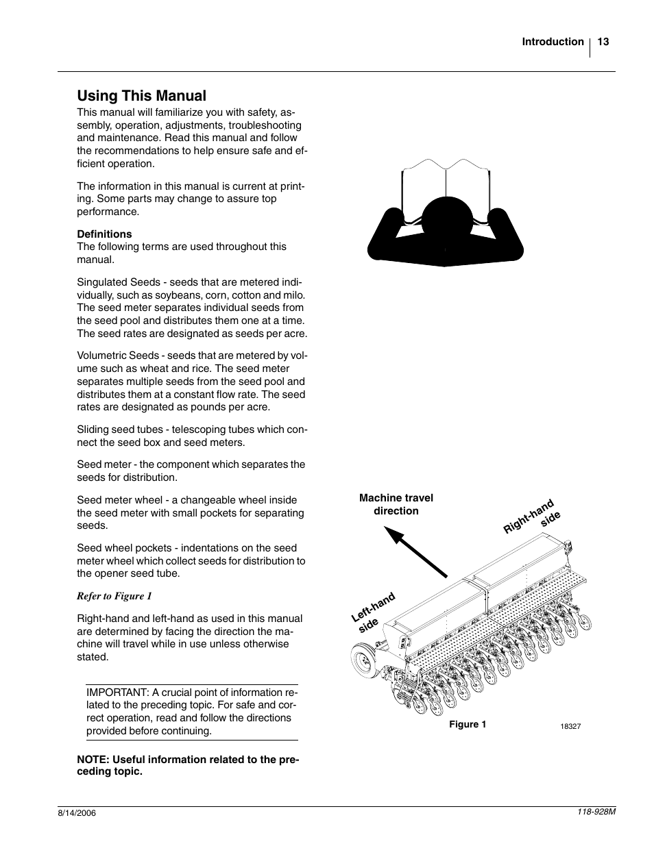 Using this manual, Definitions | Great Plains 2025P Operator Manual User Manual | Page 15 / 166