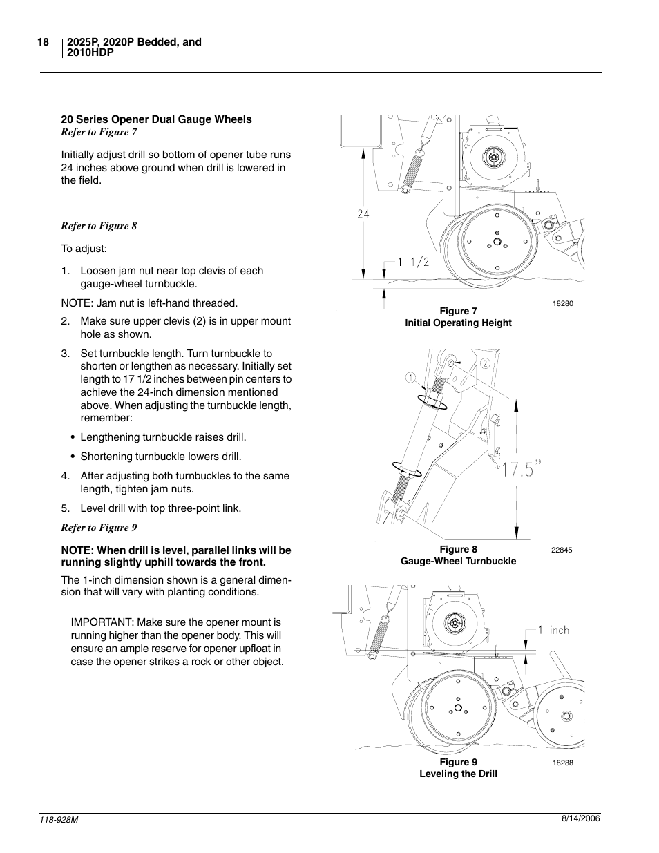 20 series opener dual gauge wheels | Great Plains 2025P Operator Manual User Manual | Page 20 / 166