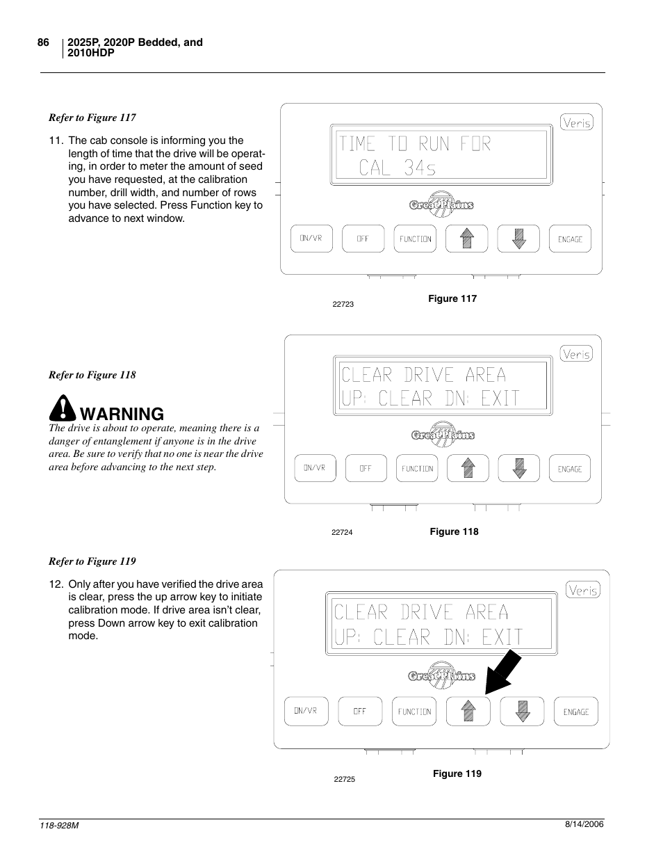 Warning | Great Plains 2025P Operator Manual User Manual | Page 88 / 166