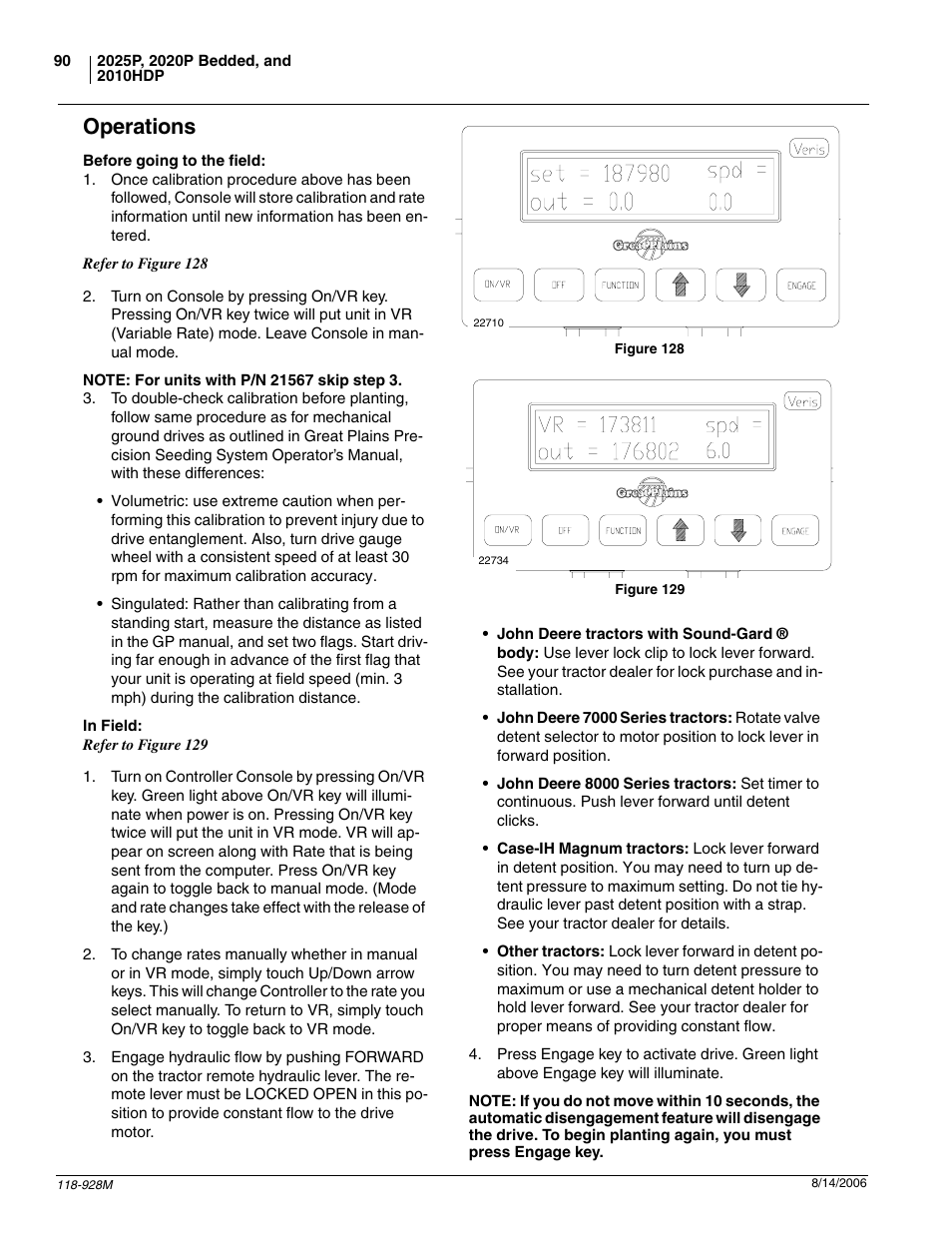 Operations | Great Plains 2025P Operator Manual User Manual | Page 92 / 166