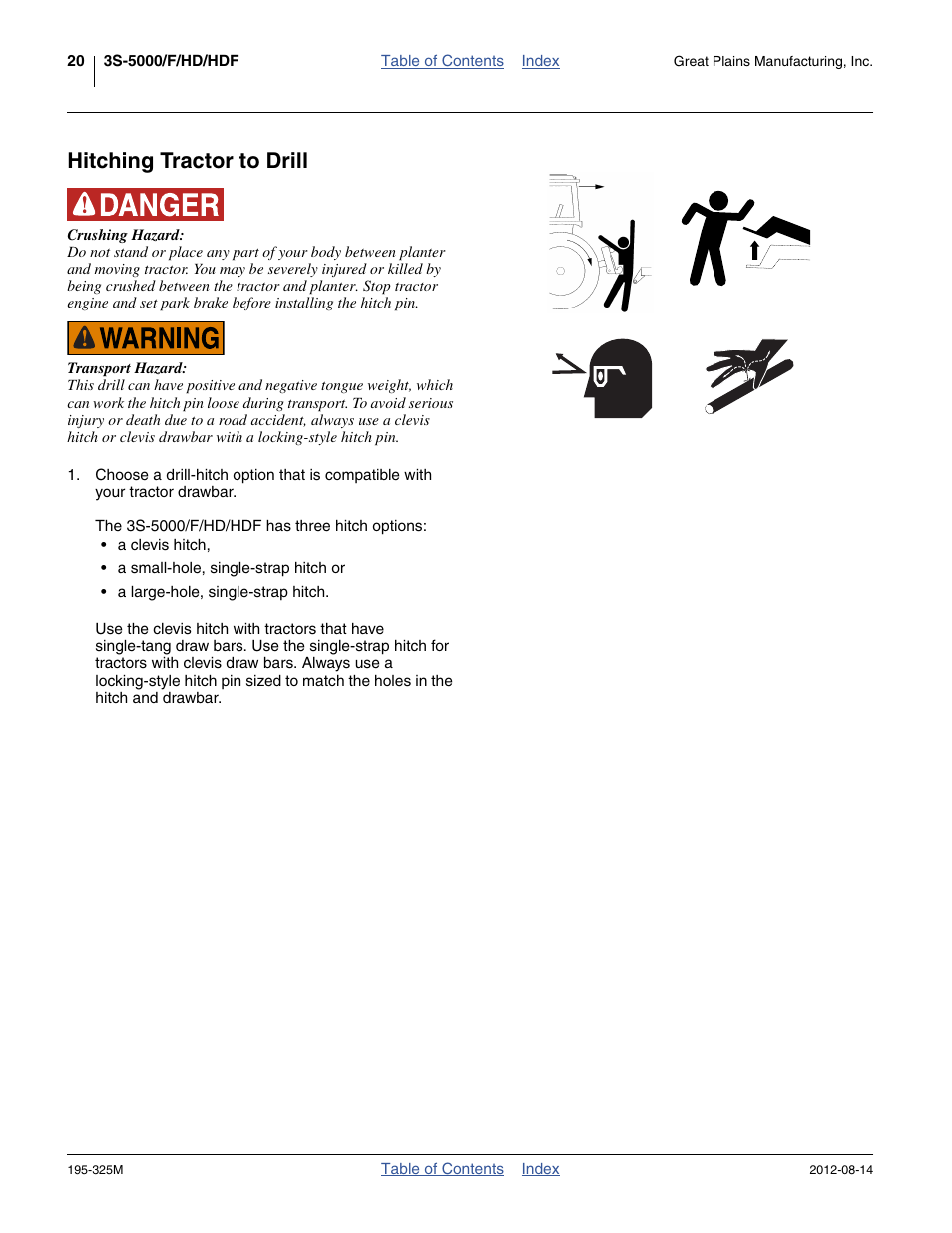 Hitching tractor to drill | Great Plains 3S-5000HDF Operator Manual User Manual | Page 24 / 94