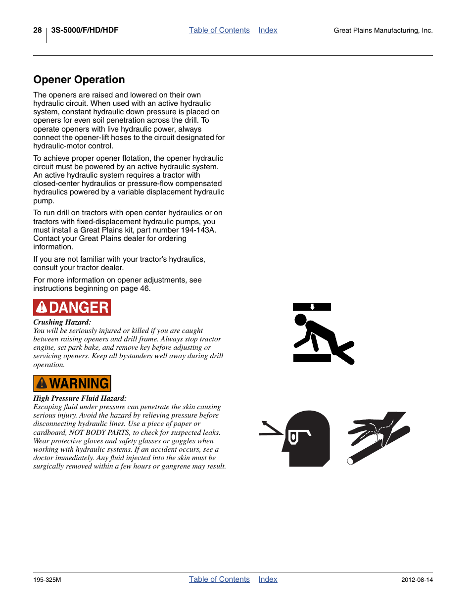 Opener operation | Great Plains 3S-5000HDF Operator Manual User Manual | Page 32 / 94