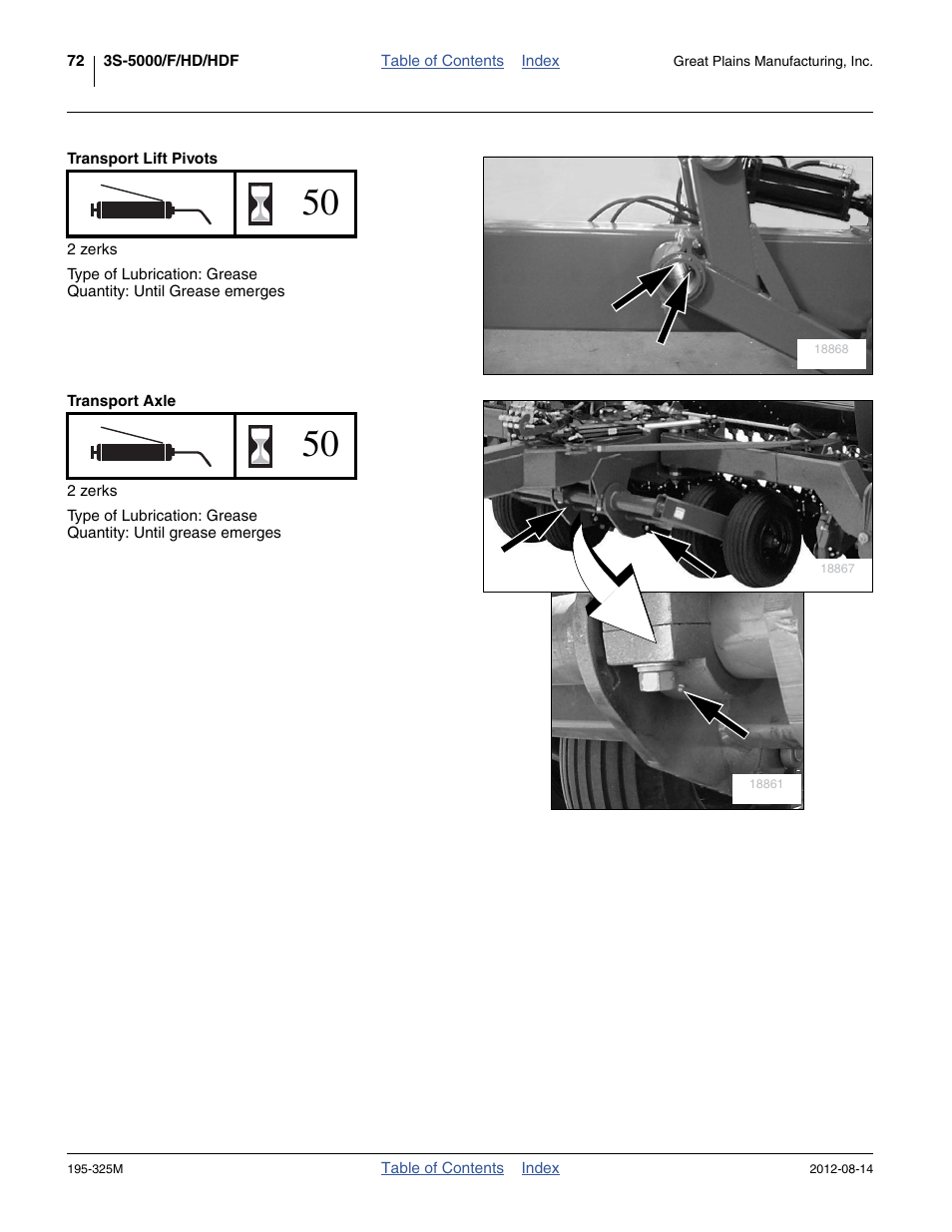 Transport lift pivots, Transport axle | Great Plains 3S-5000HDF Operator Manual User Manual | Page 76 / 94