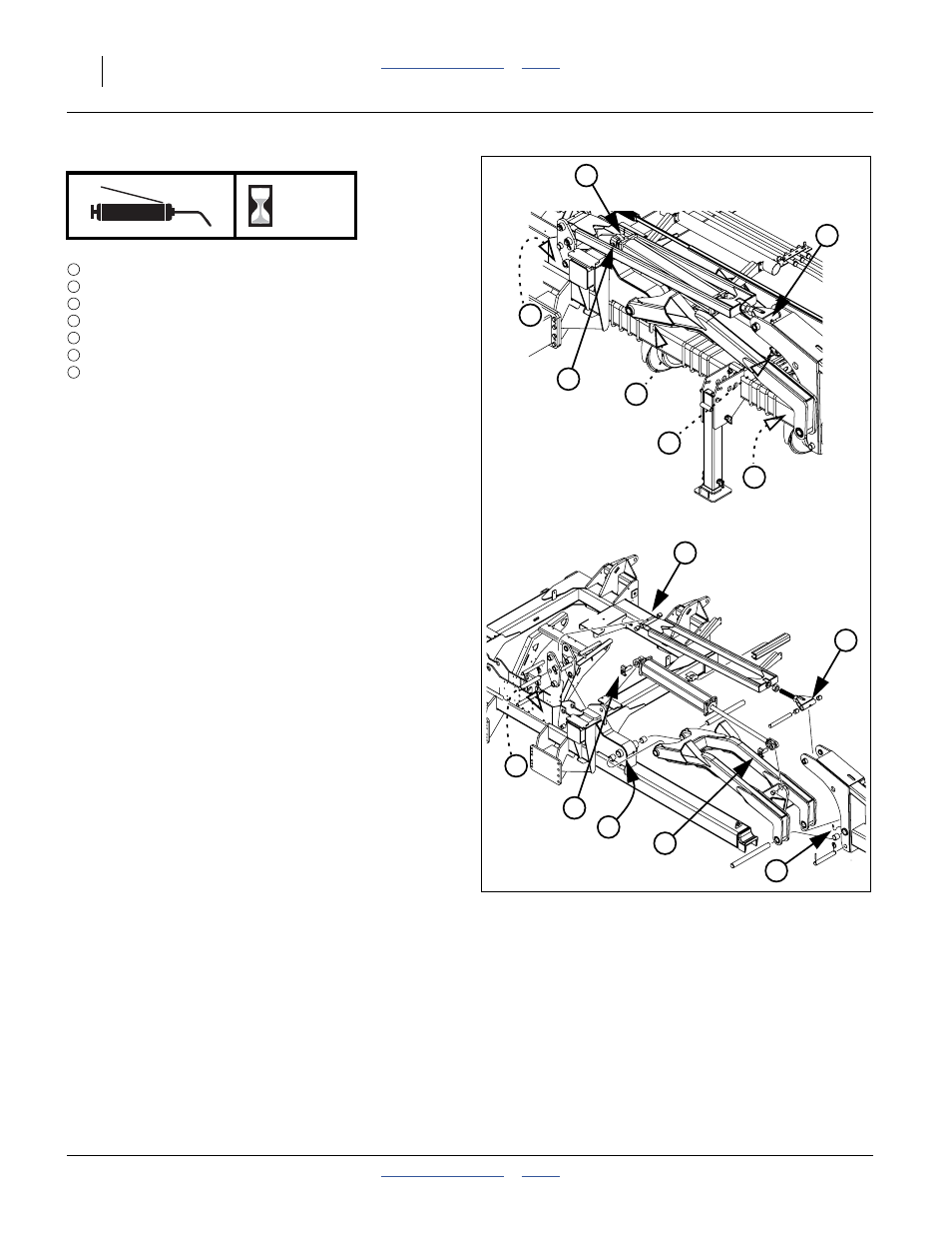 Wing link arms | Great Plains 3PYP Operator Manual User Manual | Page 112 / 188