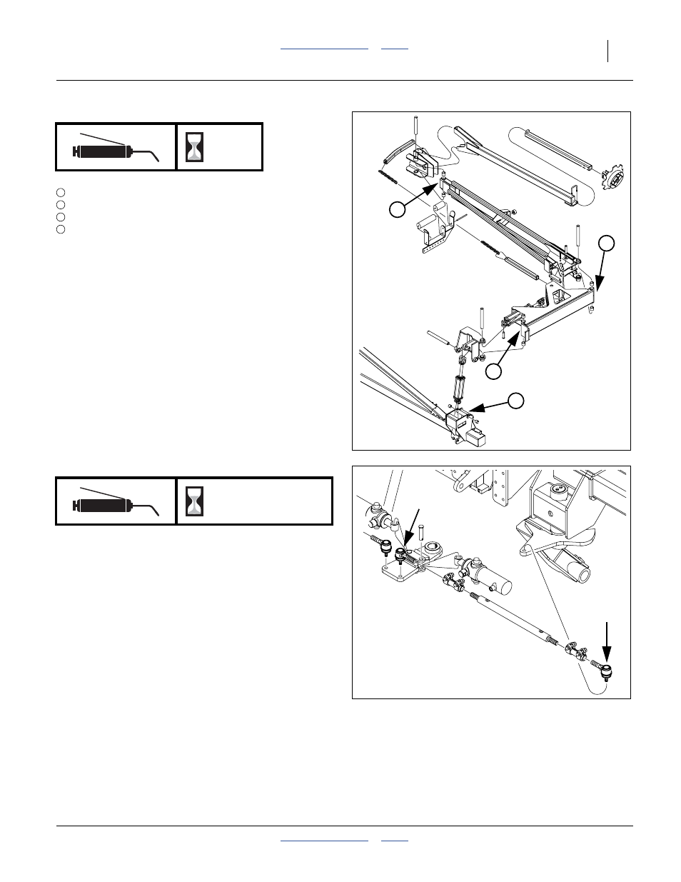 Marker arms (option), Caster steering arms (option), Seasonal | Great Plains 3PYP Operator Manual User Manual | Page 113 / 188