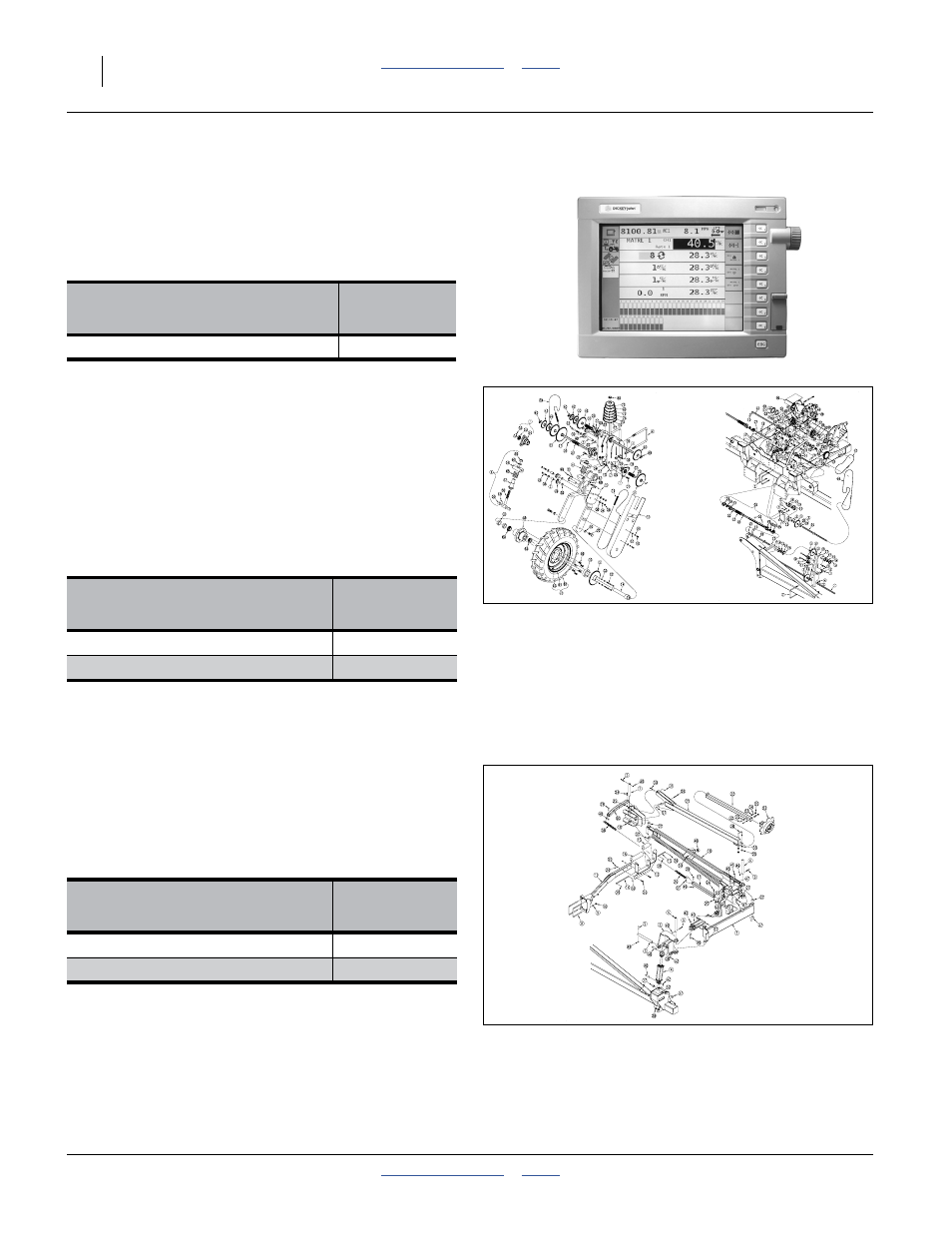 Planter options, 10 in. seed monitor screen, Ground or hydraulic drive | Markers | Great Plains 3PYP Operator Manual User Manual | Page 120 / 188