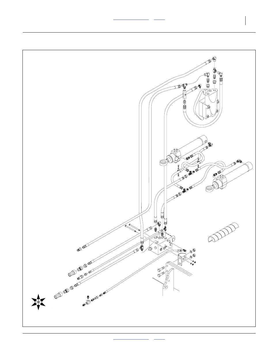 Fan with hydraulic steering (s/n a1056s+) | Great Plains 3PYP Operator Manual User Manual | Page 135 / 188